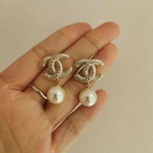 Designer style pearl earrings